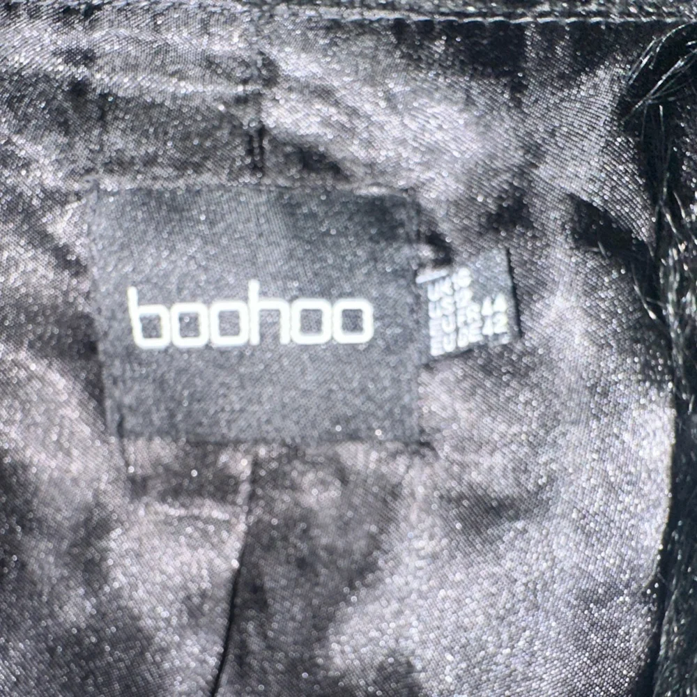 Boohoo Chic Black Faux Fur Jacket